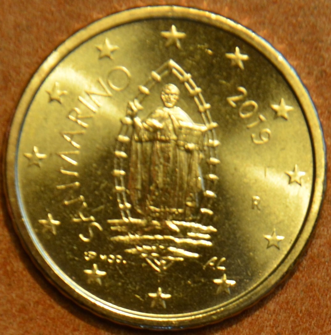 50 cent San Marino 2019 - Nový design (UNC)
