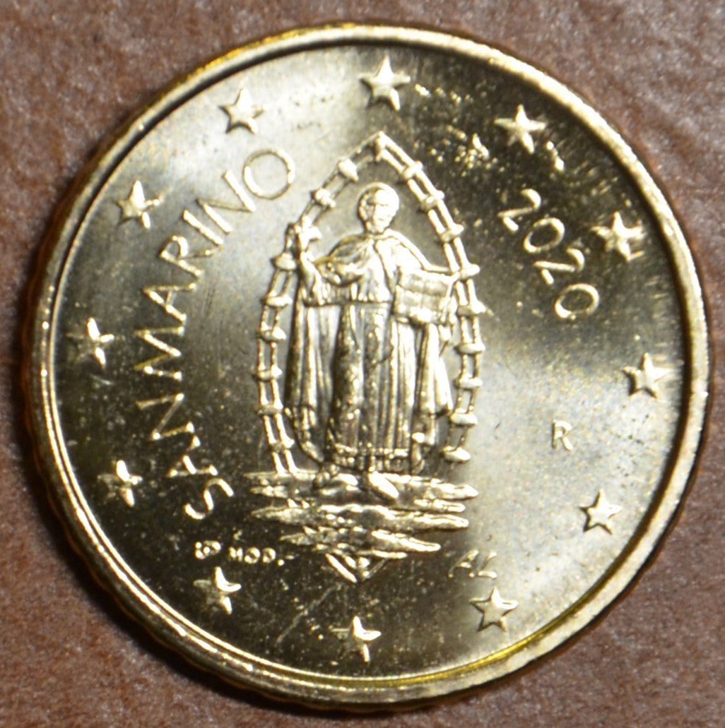 50 cent San Marino 2020 - Nový design (UNC)