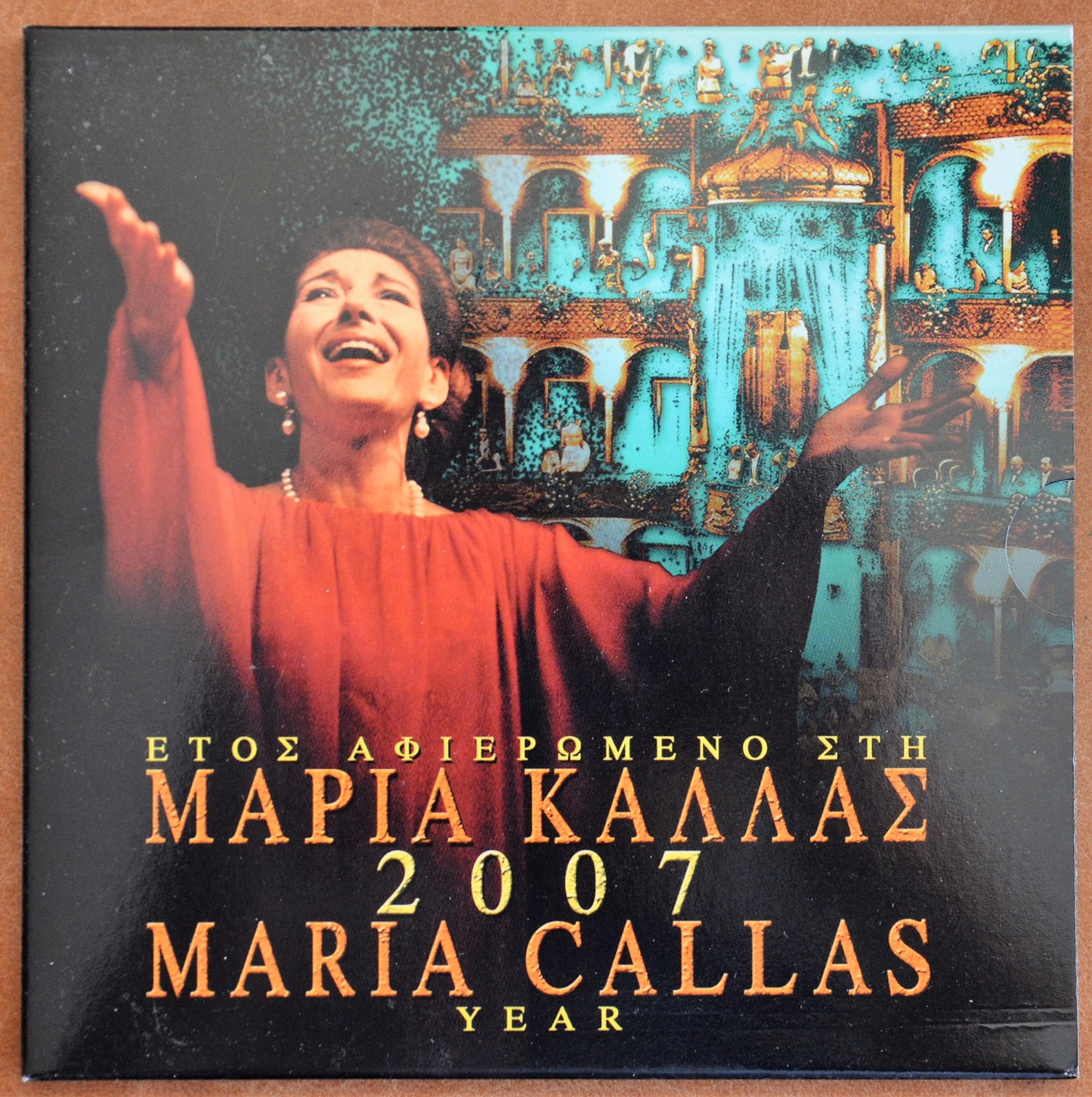 Grécko 2007 sada s mincou 10 Euro Maria Callas (BU)