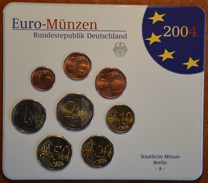 Nemecko 2004 "D" sada 8 euromincí (BU)