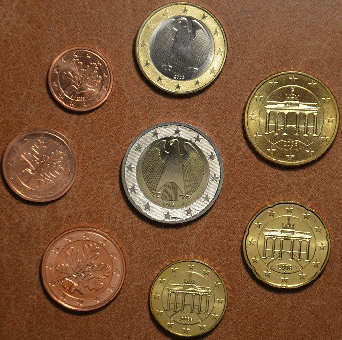 Nemecko 2008 "D" sada 8 mincí (UNC)