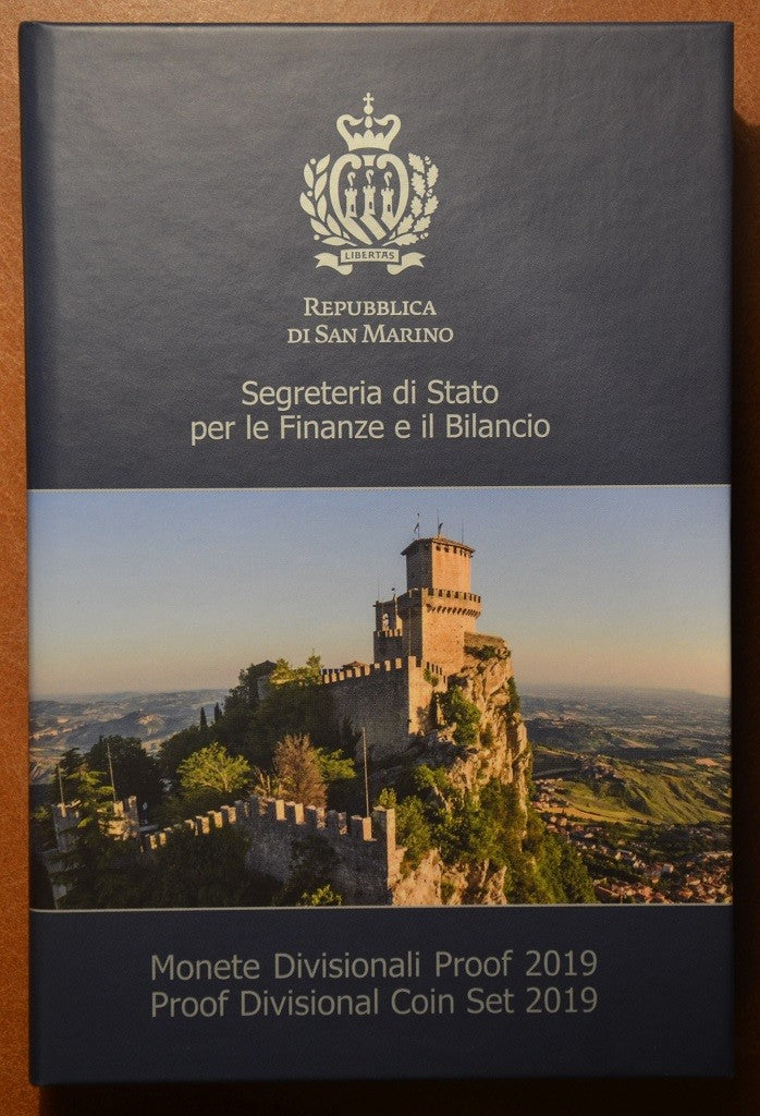 Sada 10 mincí San Marino 2019 (Proof)