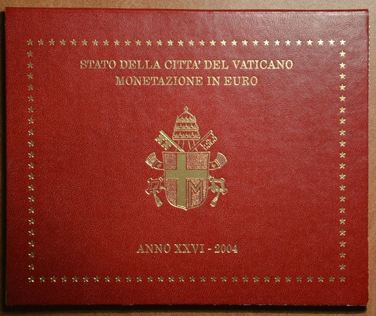 Sada 8 euromincí Vatikan 2004 (BU)