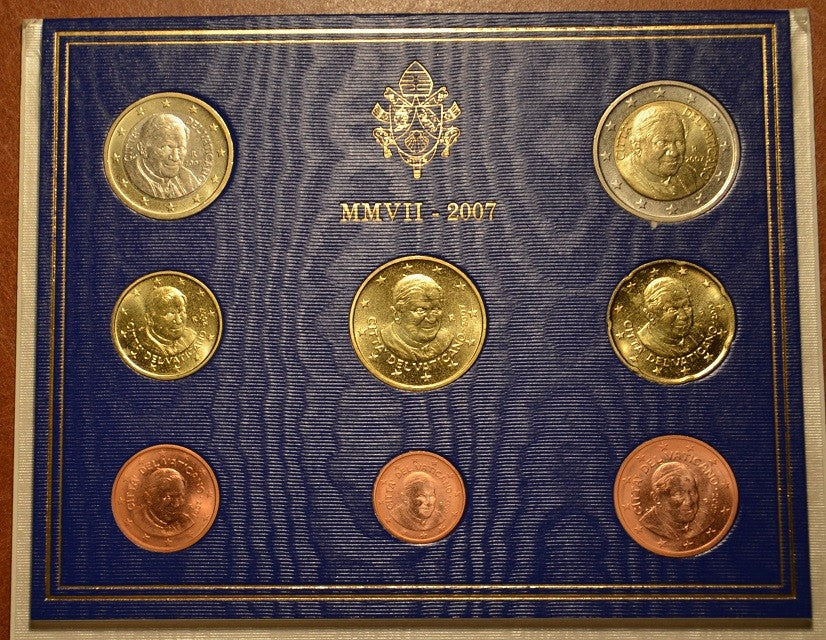 Sada 8 euromincí Vatikan 2007 (BU)