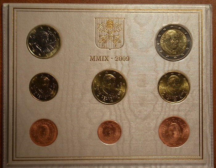 Sada 8 euromincí Vatikan 2009 (BU)