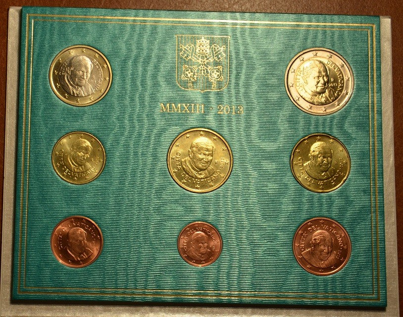 Sada 8 euromincí Vatikan 2013 (BU)