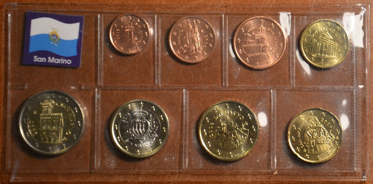 San Marino 2008 sada 8 euromincí (UNC)