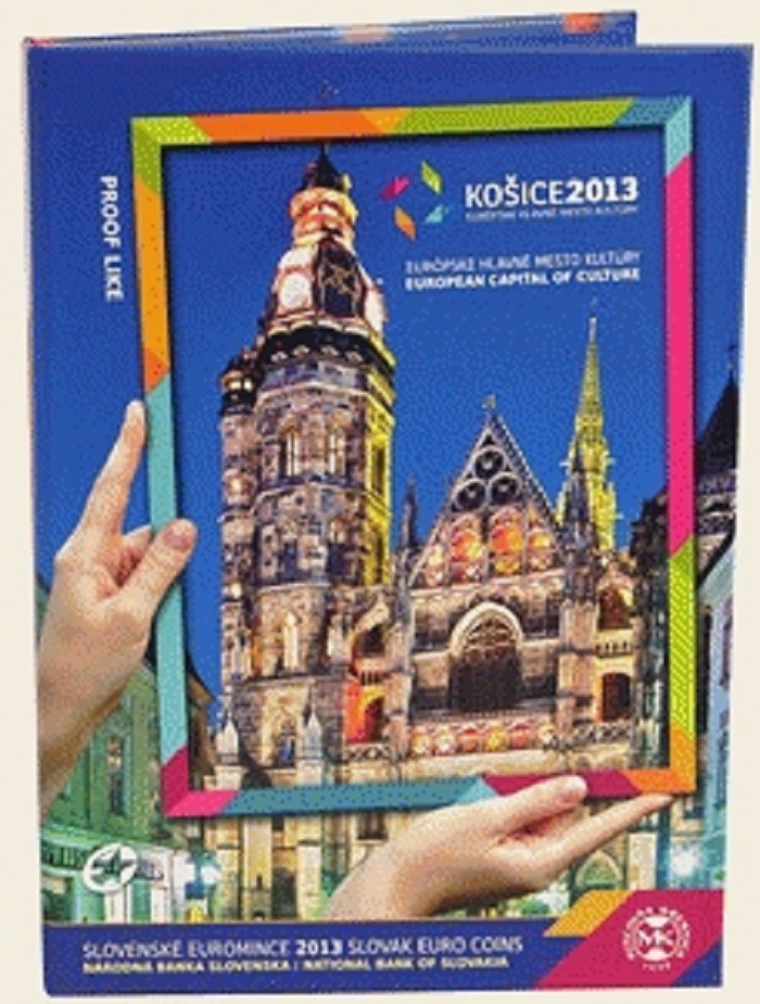 Súbor 8 Slovenských mincí 2013 - Košice (Proof)