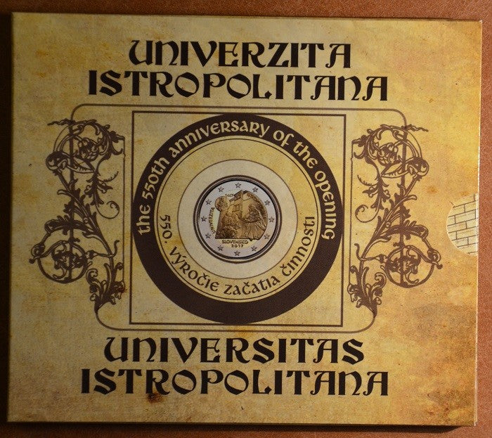 Súbor 9 Slovenských mincí 2017 Istropolitana (BU)