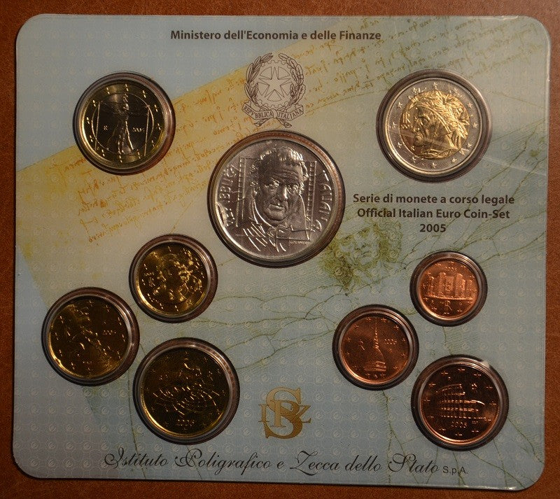 Taliansko 2005 sada s 5 Euro pamätnou mincou (BU)