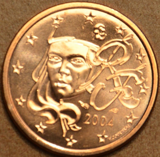 1 cent Francúzsko 2004 (UNC)