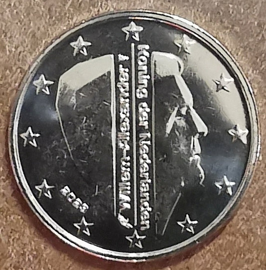 1 cent Holandsko 2023 - Kráľ Willem Alexander (UNC)