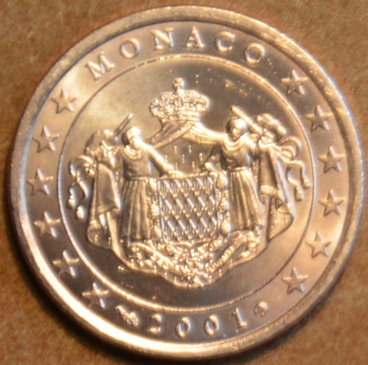 1 cent Monaco 2001 (UNC)