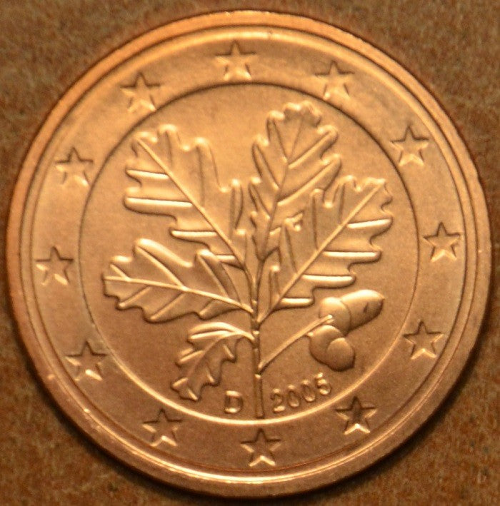 1 cent Nemecko 2005 "D" (UNC)