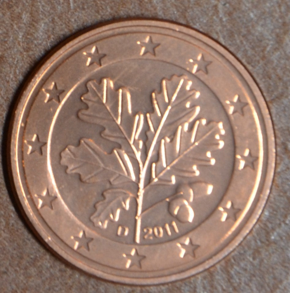 1 cent Nemecko 2011 "D" (UNC)
