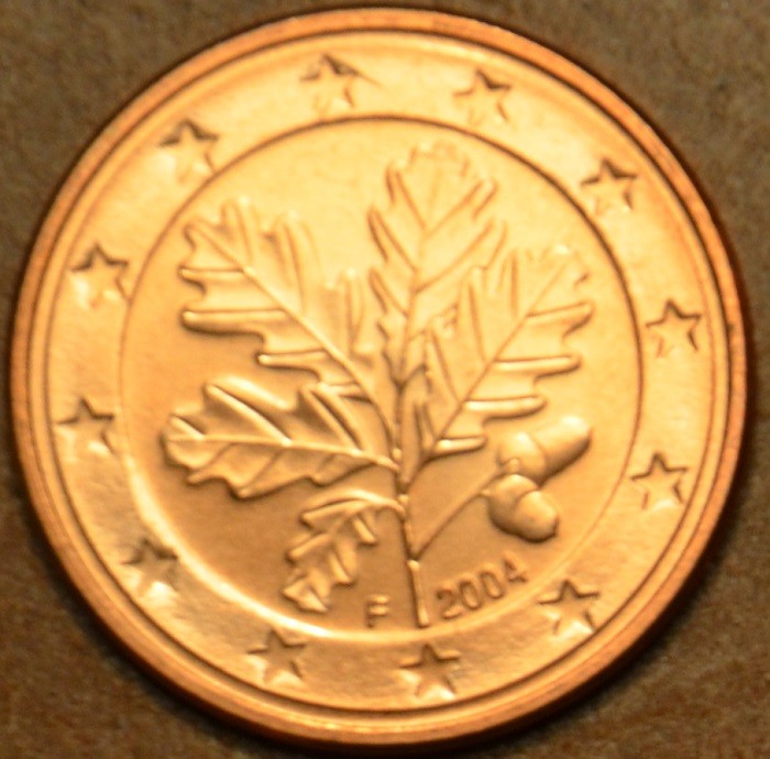 1 cent Nemecko 2004 "F" (UNC)
