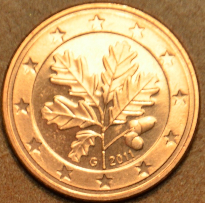 1 cent Nemecko 2011 "G" (UNC)