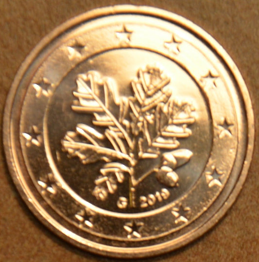 1 cent Nemecko 2019 "G" (UNC)