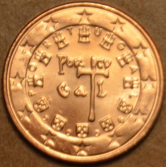 1 cent Portugalsko 2006 (UNC)