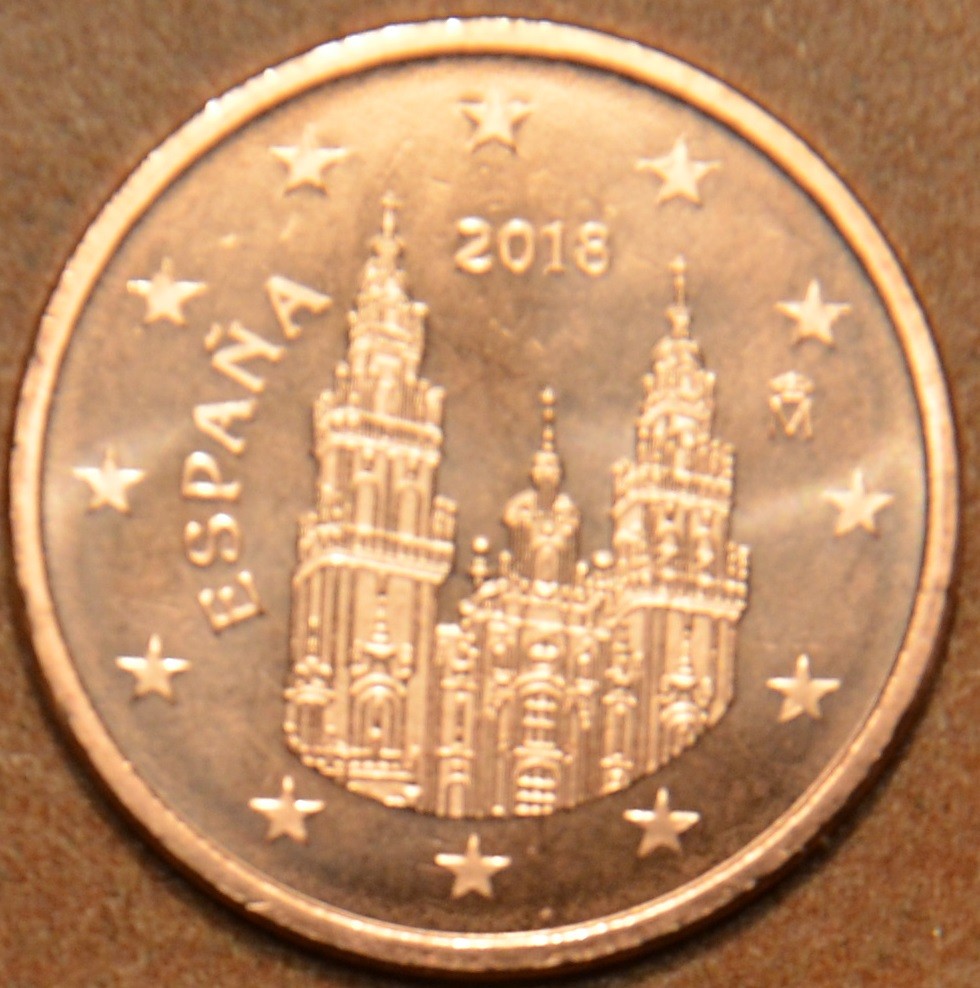 1 cent Španielsko 2018 (UNC)