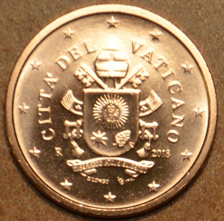 1 cent Vatikán 2018 (BU)