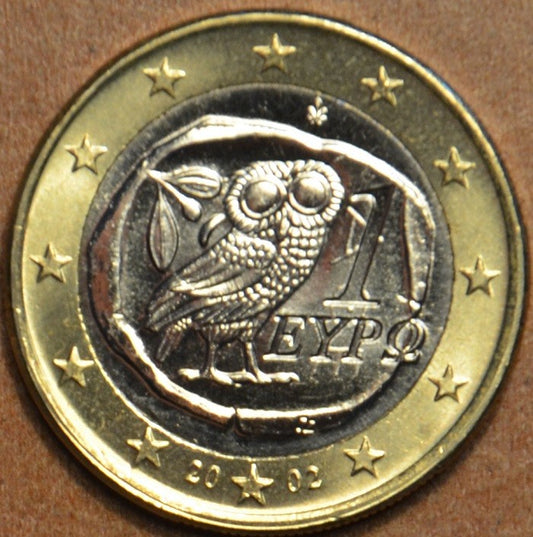 1 Euro Grécko 2002 (UNC)