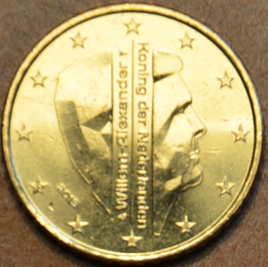 10 cent Holandsko 2015 - Kráľ Willem Alexander (UNC)