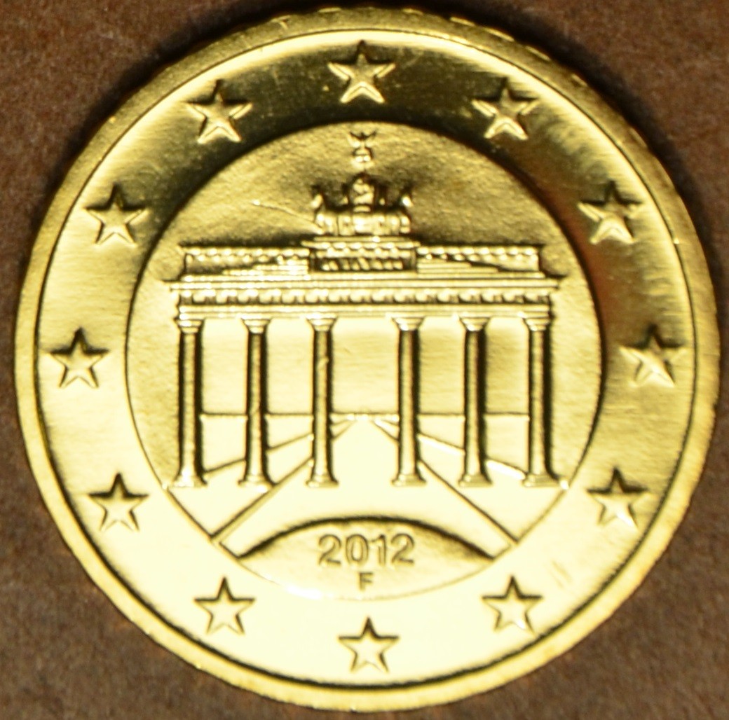 10 cent Nemecko "F" 2012 (UNC)