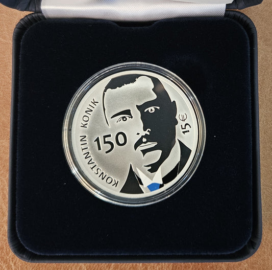 15 Euro Estónsko 2023 Konstantin Konik 150 (Proof)
