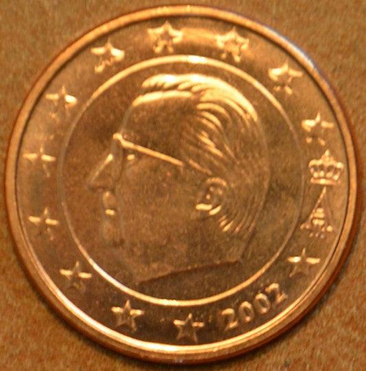2 cent Belgicko 2002 (UNC)