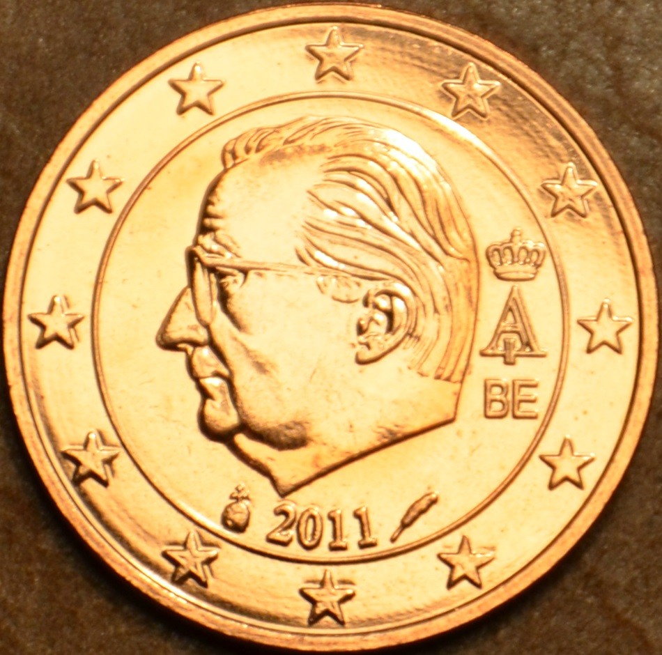 2 cent Belgicko 2011 (UNC)