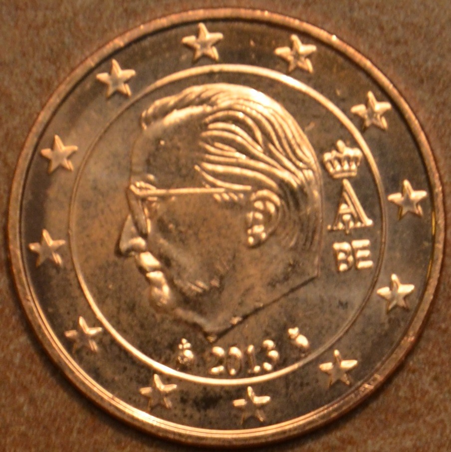 2 cent Belgicko 2013 (UNC)