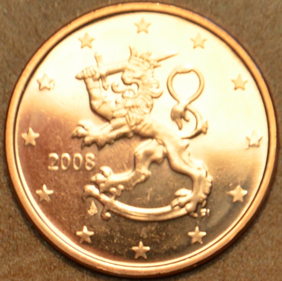 2 cent Fínsko 2008 (UNC)