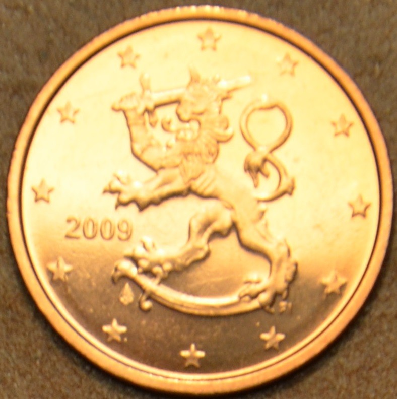 2 cent Fínsko 2009 (UNC)