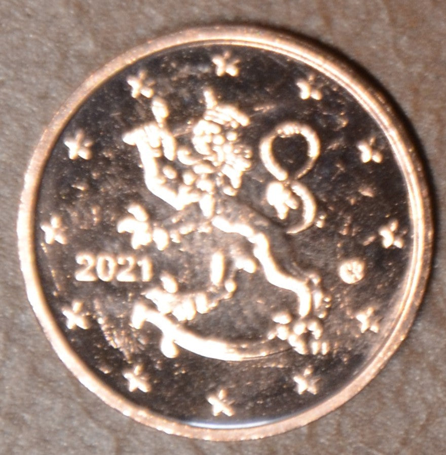 2 cent Fínsko 2021 (UNC)