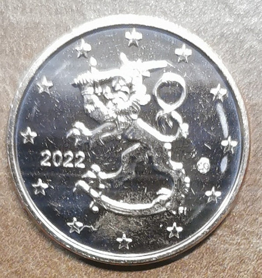 2 cent Fínsko 2022 (UNC)