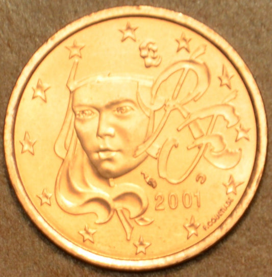 2 cent Francúzsko 2001 (UNC)