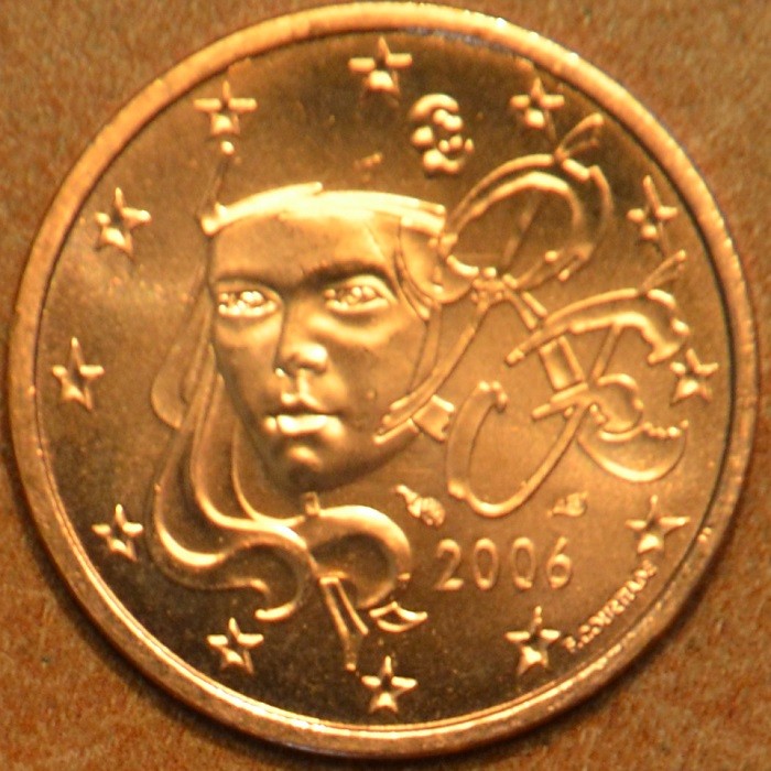 2 cent Francúzsko 2006 (UNC)