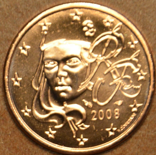 2 cent Francúzsko 2008 (UNC)