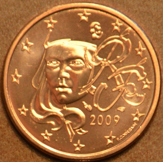 2 cent Francúzsko 2009 (UNC)