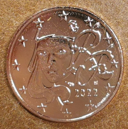 2 cent Francúzsko 2022 (UNC)
