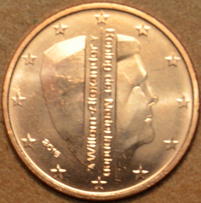2 cent Holandsko 2016 - Kráľ Willem Alexander (UNC)