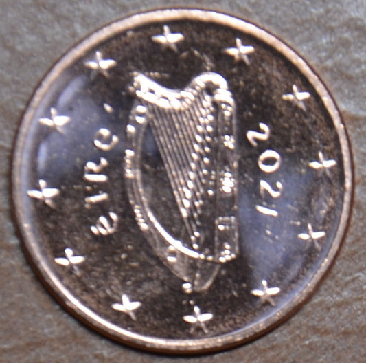 2 cent Írsko 2021 (UNC)