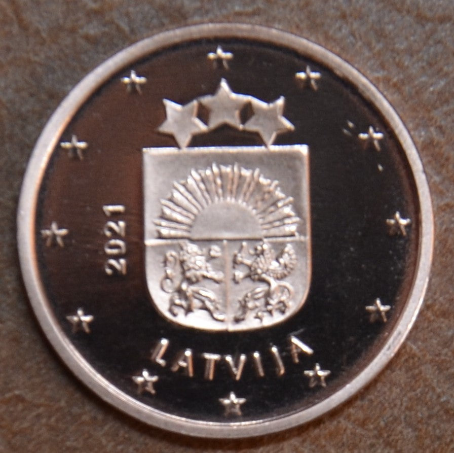 2 cent Lotyšsko 2021 (UNC)