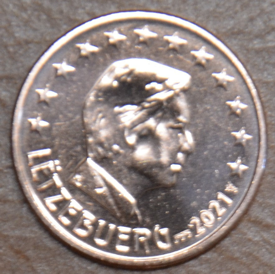 2 cent Luxembursko 2021 so značkou "most" (UNC)