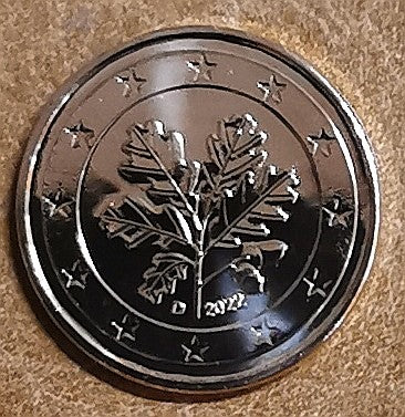 2 cent Nemecko 2022 "D" (UNC)