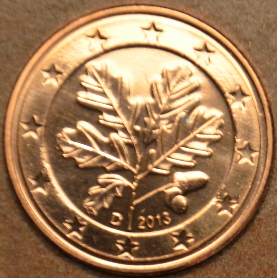 2 cent Nemecko "D" 2013 (UNC)