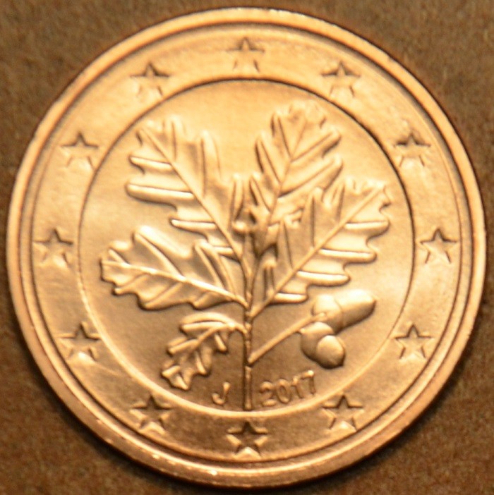 2 cent Nemecko "J" 2017 (UNC)