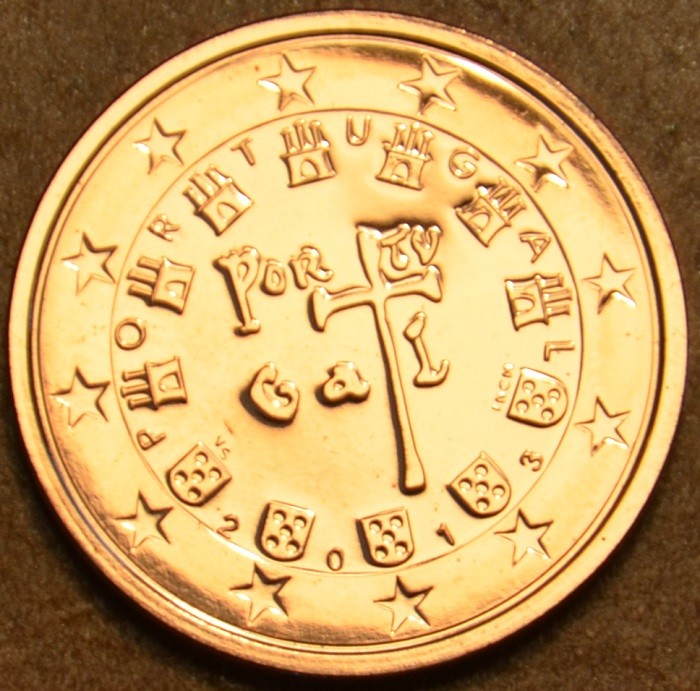 2 cent Portugalsko 2013 (UNC)