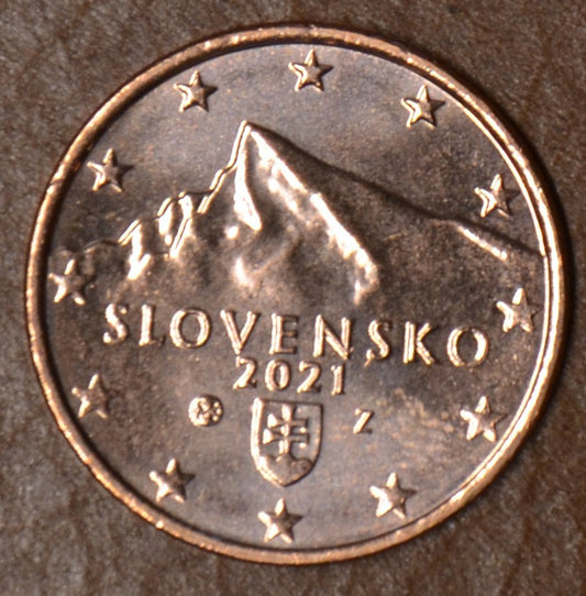 2 cent Slovensko 2021 (UNC)